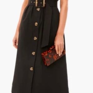 Tuckernuck sleeveless belted cotton dress